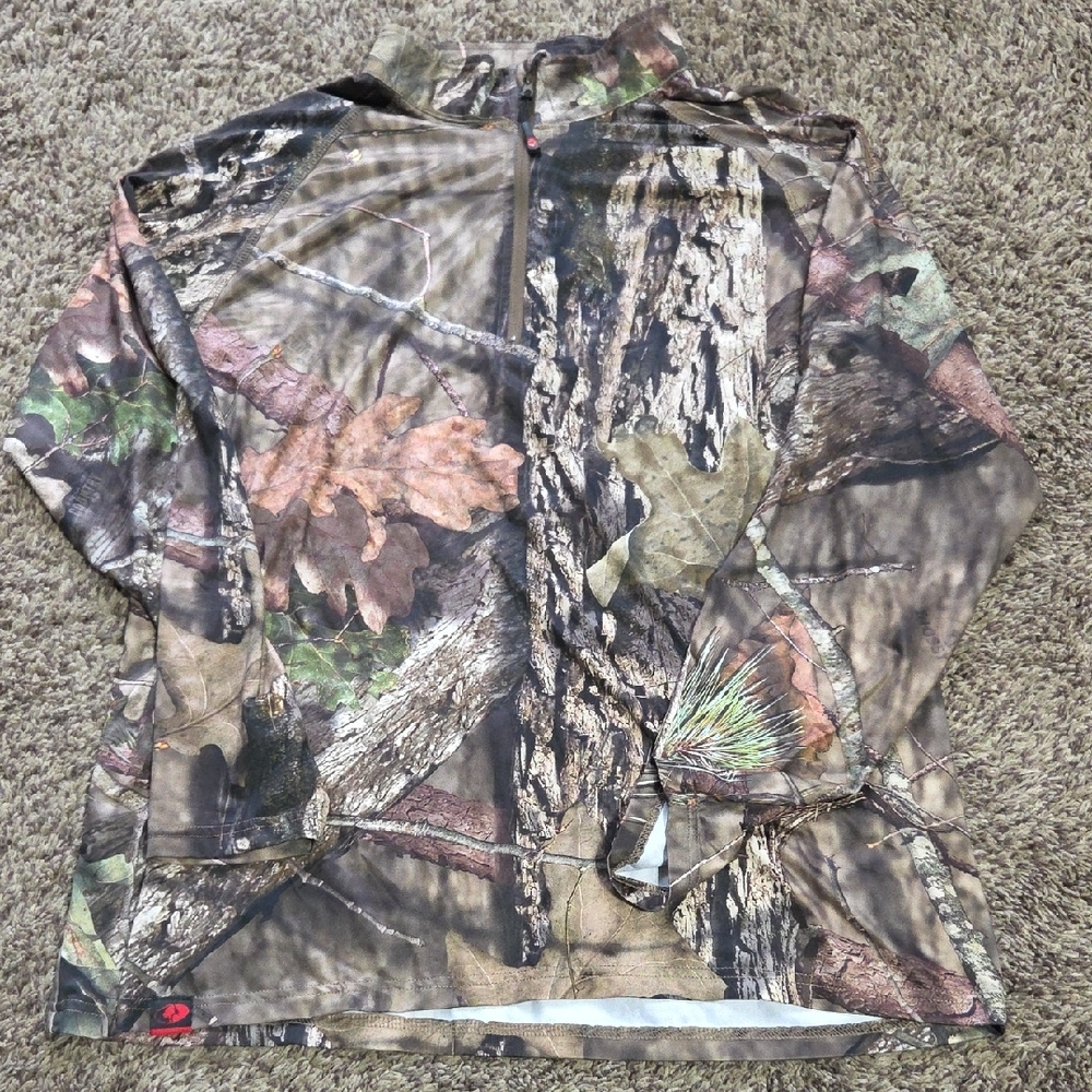 Camouflage Quarter Zip Jacket